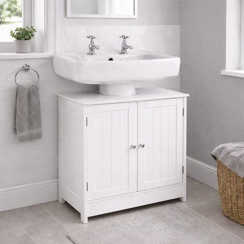 Bathroom under sink - sink, cabinet