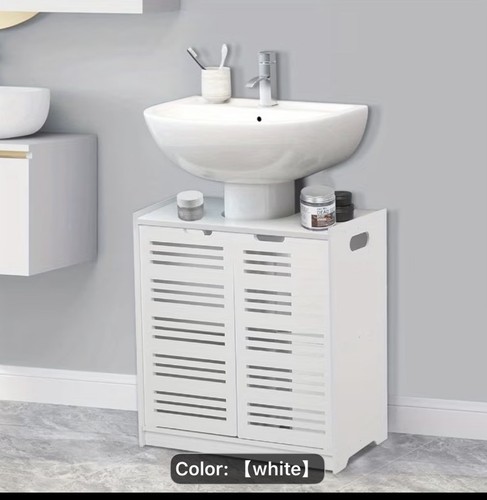 White under sink cabinet - white,