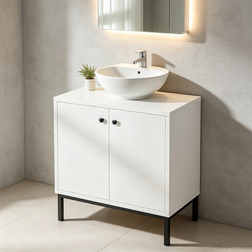 High gloss bathroom sink - bathroom,