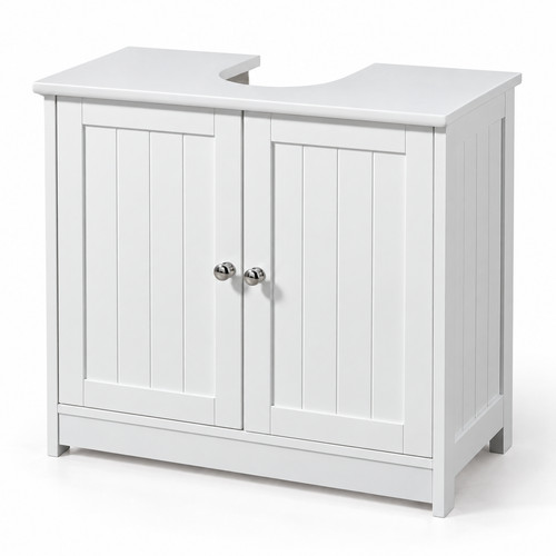 White under sink bathroom - white,