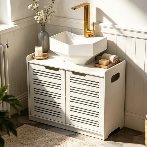 Bathroom sink cabinet - bathroom,