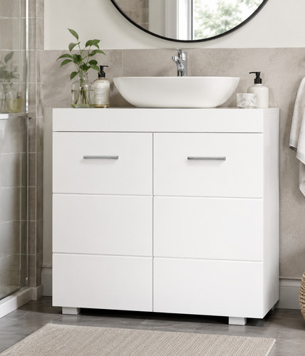 Bathroom sink cabinet 60cm - cabinet,
