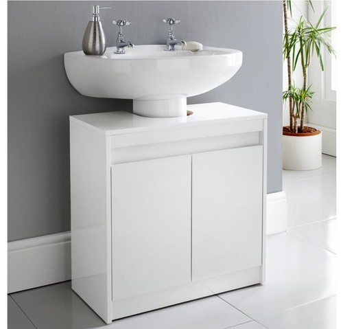 White high gloss bathroom - high,