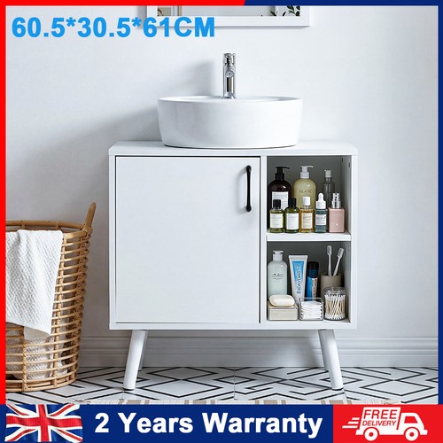 White bathroom under sink - bathroom,
