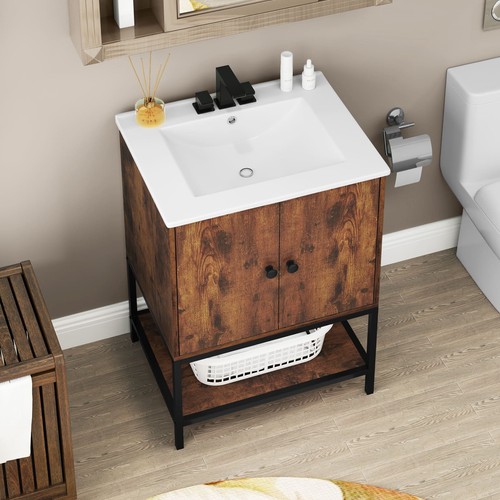 Under sink bathroom storage - sink,