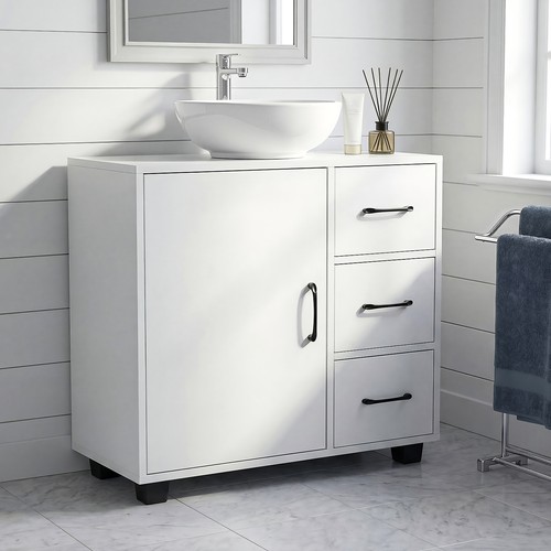 Under sink cabinet - under, bathroom