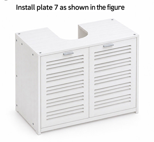 White door under - white, 2
