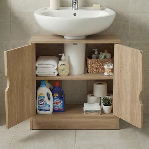 Oak under sink - -,