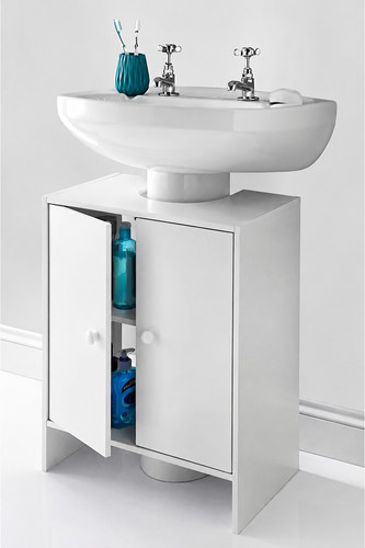 Bathroom under sink - sink, storage